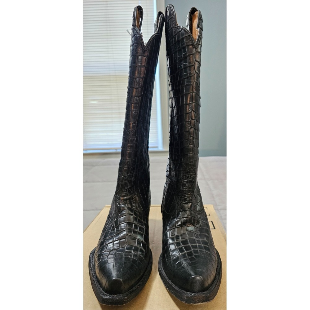 Idyllwind® (Women's 7 M) Strut™ Snip Toe 13.5" Western Boots in Black - $205 - Picture 3 of 9